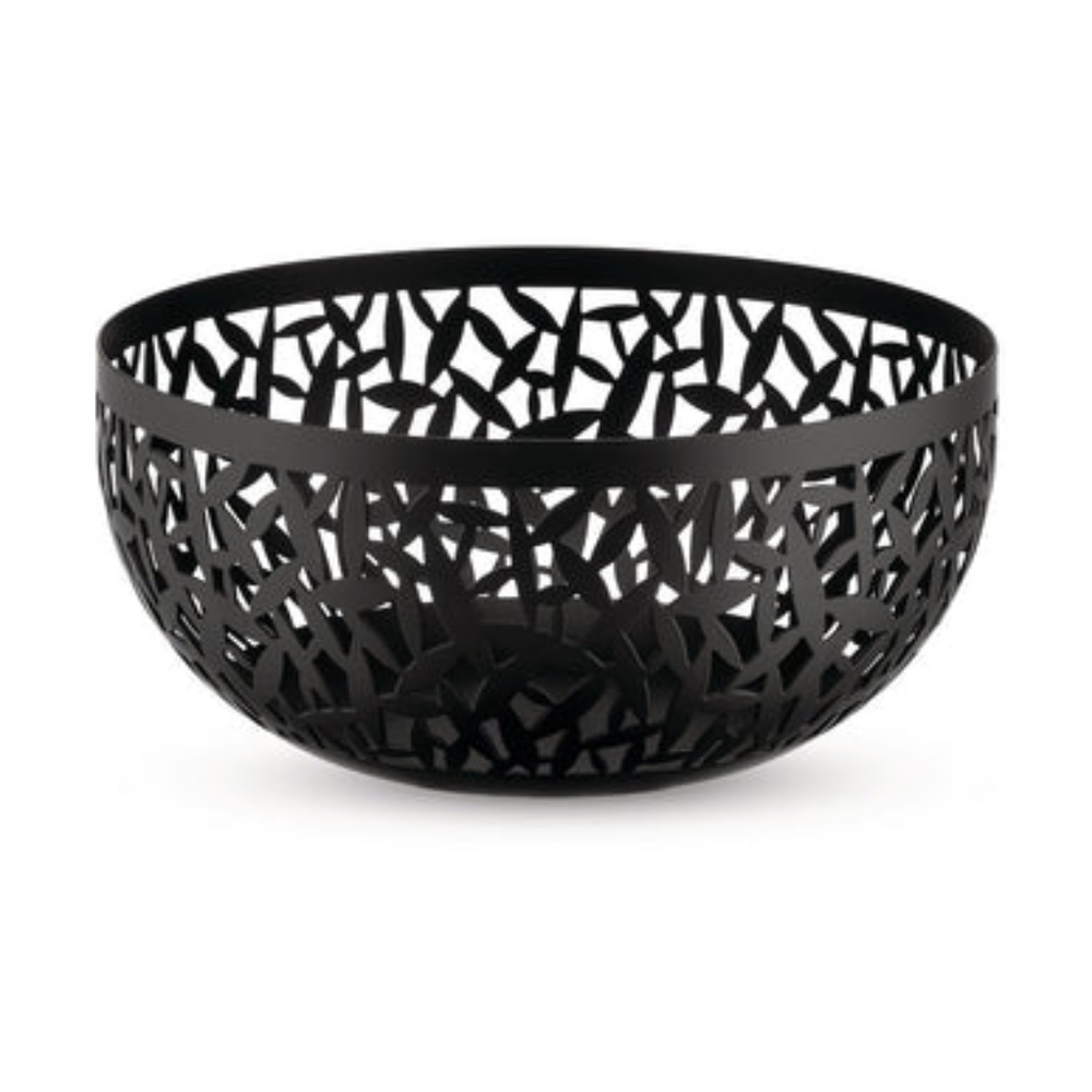 Alessi Cactus Black. Fruit Bowl. 8.25 Inches 21cm